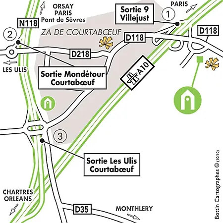 Campanile - Za Courtaboeuf 3* Villejust